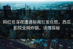 网红在深夜遭遇秘闻引发众怒，西瓜影院全网炸锅，详情探秘